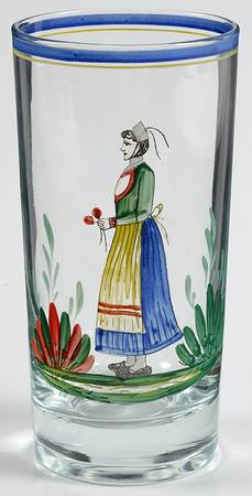 Henriot (Lady Or Man Center) Glassware Tall Tumbler