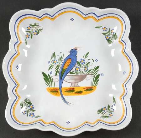 Jardin D'Ete 9" Square Vegetable Bowl