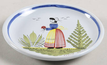 Mistral Blue (Octagonal, Lady Center) Coaster