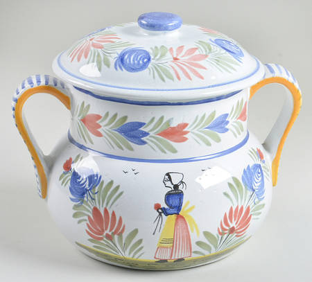 Mistral Blue (Round) Cookie Jar & Lid