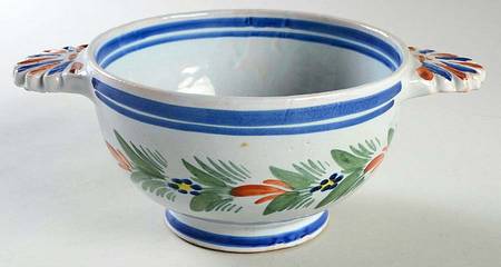 Mistral Blue (Round) Handled Vegetable Bowl