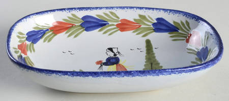 Mistral Blue (Round) Butter Tray