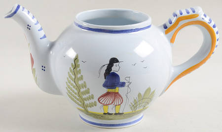 Mistral Blue (Round) Small Teapot No Lid
