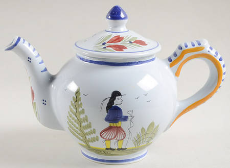 Mistral Blue (Round) Small Teapot & Lid