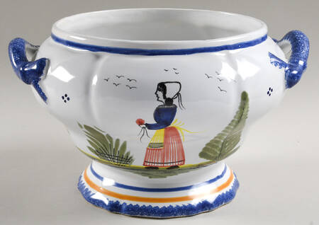 Mistral Blue (Round) Tureen No Lid