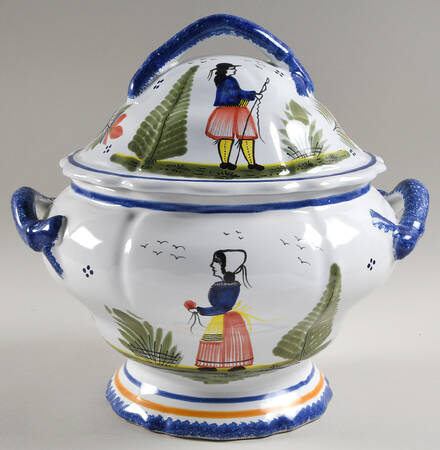 Mistral Blue (Round) Tureen &  Lid