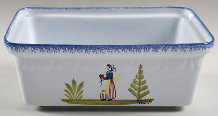 Mistral Blue (Round) 9" Rectangular Box No Lid