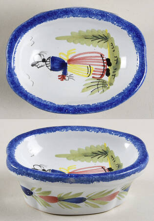 Mistral Blue (Round) Salt Dip