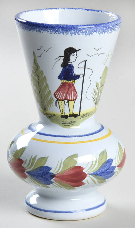 Mistral Blue (Round) 5" Vase