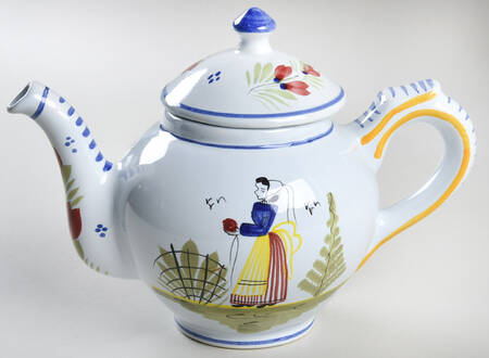 Mistral Blue (Round) Small Teapot & Lid