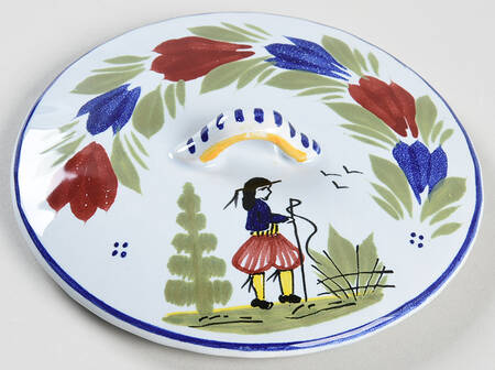 Mistral Blue (Round) Lid for 4" Round Box