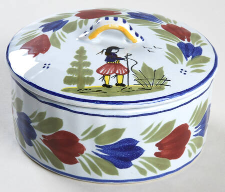 Mistral Blue (Round) 4" Round Box & Lid