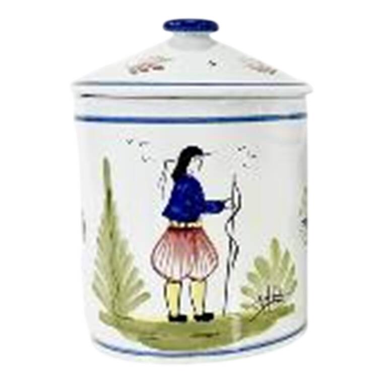 Mistral Blue (Round) Extra Large Canister & Lid