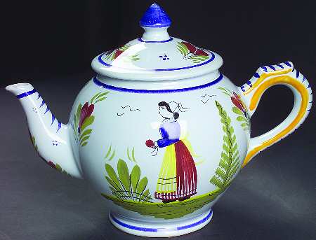 Mistral Blue (Round) Teapot & Lid