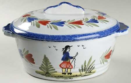 Mistral Blue (Round) 1.5 Qt Round Covered Casserole