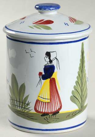 Mistral Blue (Round) Small Canister & Lid