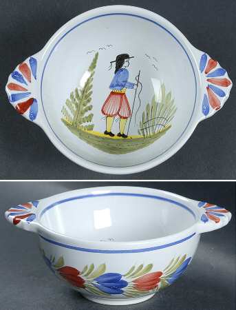 Mistral Blue (Round) Lugged Cereal Bowl