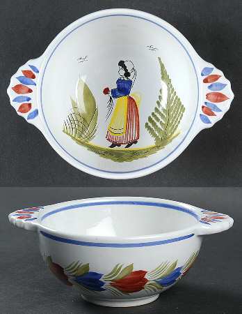 Mistral Blue (Round) Lugged Cereal Bowl