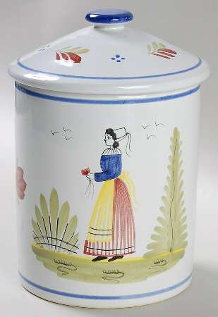 Mistral Blue (Round) Large Canister & Lid