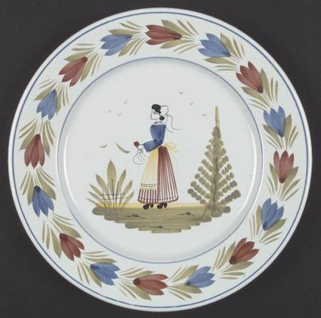 Mistral Blue (Round) Dinner Plate
