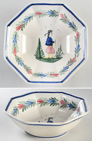 Petit Breton 8" Round Vegetable Bowl