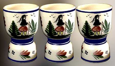 Petit Breton Double Egg Cup