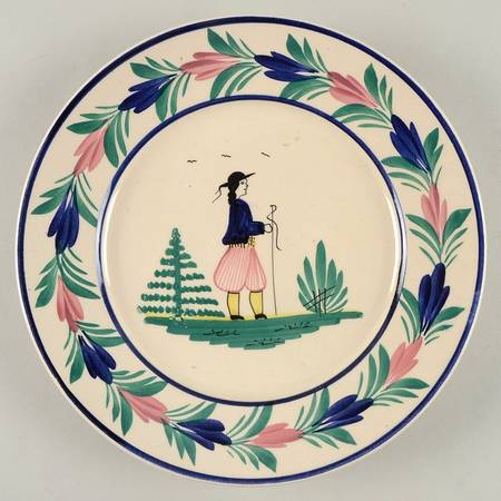 Petit Breton Luncheon Plate