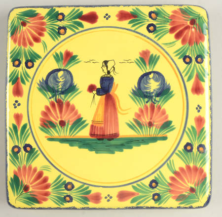 Soleil Yellow (Octagonal, Lady) Square Trivet