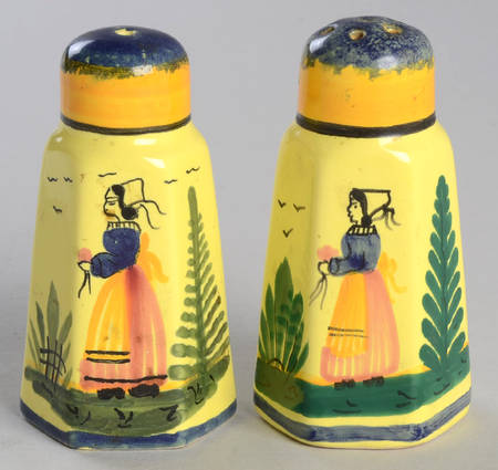 Soleil Yellow (Octagonal, Lady) Salt & Pepper Set