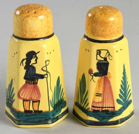 Soleil Yellow (Octagonal, Lady) Salt & Pepper Set