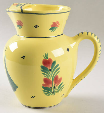 Soleil Yellow (Octagonal, Lady) 32 Oz Ice Lip Pitcher