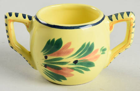 Soleil Yellow (Octagonal, Lady) Mini Sugar Bowl No Lid