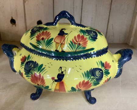 Soleil Yellow (Octagonal, Lady) Tureen & Lid