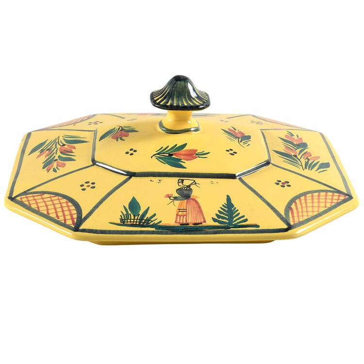 Soleil Yellow (Octagonal, Lady) Lid for Octagonal Vegetable