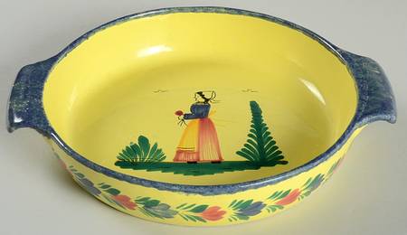 Soleil Yellow (Octagonal, Lady) 12" Round Baker