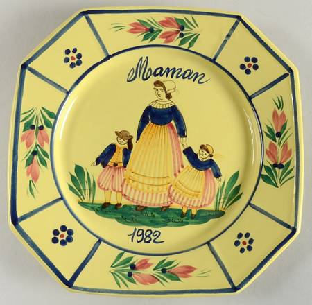 Soleil Yellow (Octagonal, Lady) Collector Plate