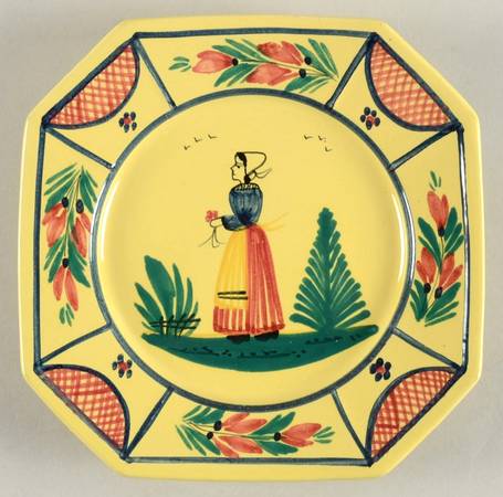 Soleil Yellow (Octagonal, Lady) Bread & Butter Plate