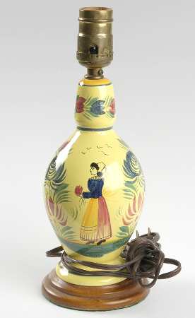 Soleil Yellow (Octagonal, Lady) Electric Lamp No Shade