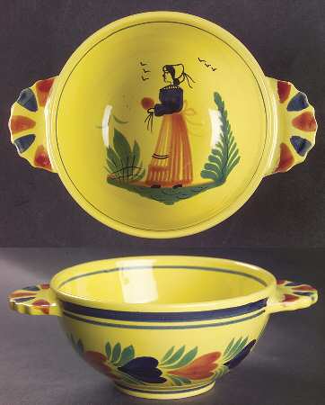 Soleil Yellow (Octagonal, Lady) Lugged Cereal Bowl