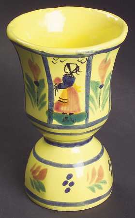 Soleil Yellow (Octagonal, Lady) Double Egg Cup