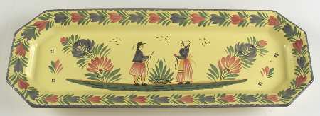 Soleil Yellow (Octagonal, Lady) 24" Fish Platter