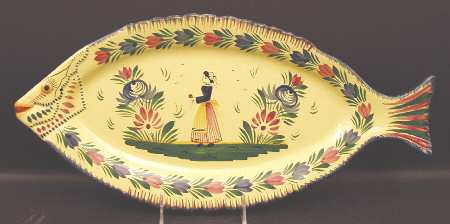 Soleil Yellow (Octagonal, Lady) Fish Platter