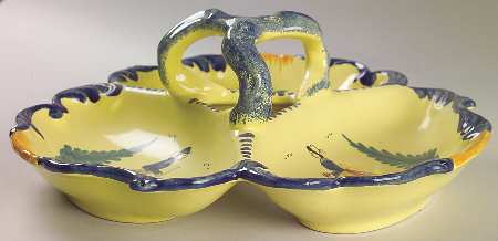 Soleil Yellow (Octagonal, Lady) 3-Part Relish