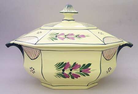 Soleil Yellow (Octagonal, Lady) Tureen &  Lid