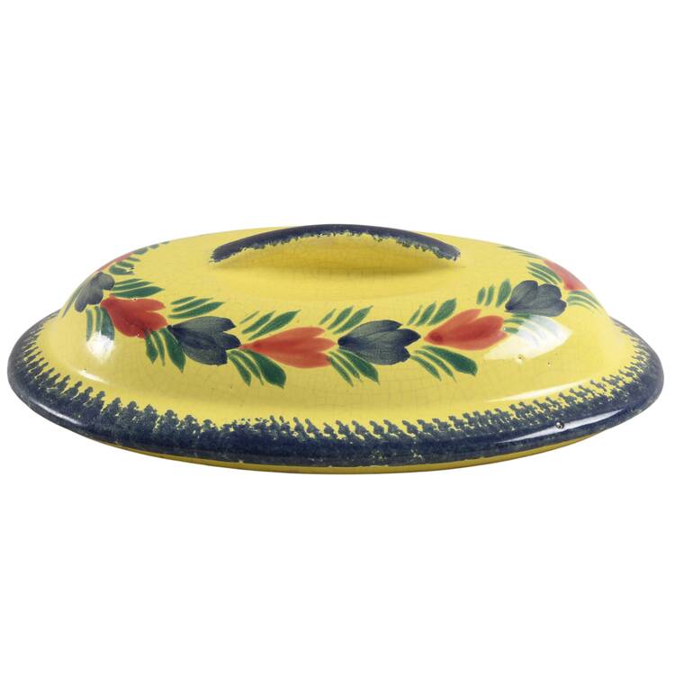 Soleil Yellow (Round) Lid for 1.75 Quart Oval Casserole