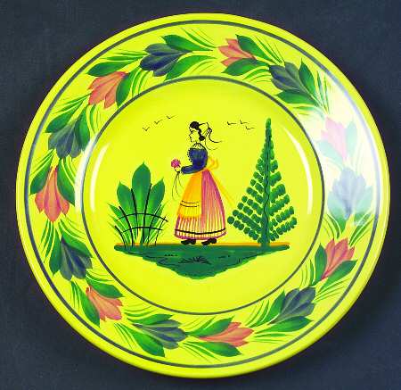 Soleil Yellow (Round) Small Bread & Butter Plate