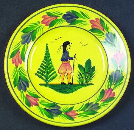 Soleil Yellow (Round) Square Bread & Butter Plate