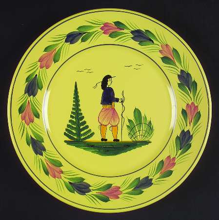 Soleil Yellow (Round) Dinner Plate