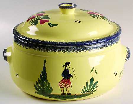 Soleil Yellow (Round) 3.75 Quart Round Covered Casserole