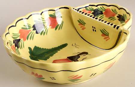 Soleil Yellow (Round) Strawberry Serving Bowl